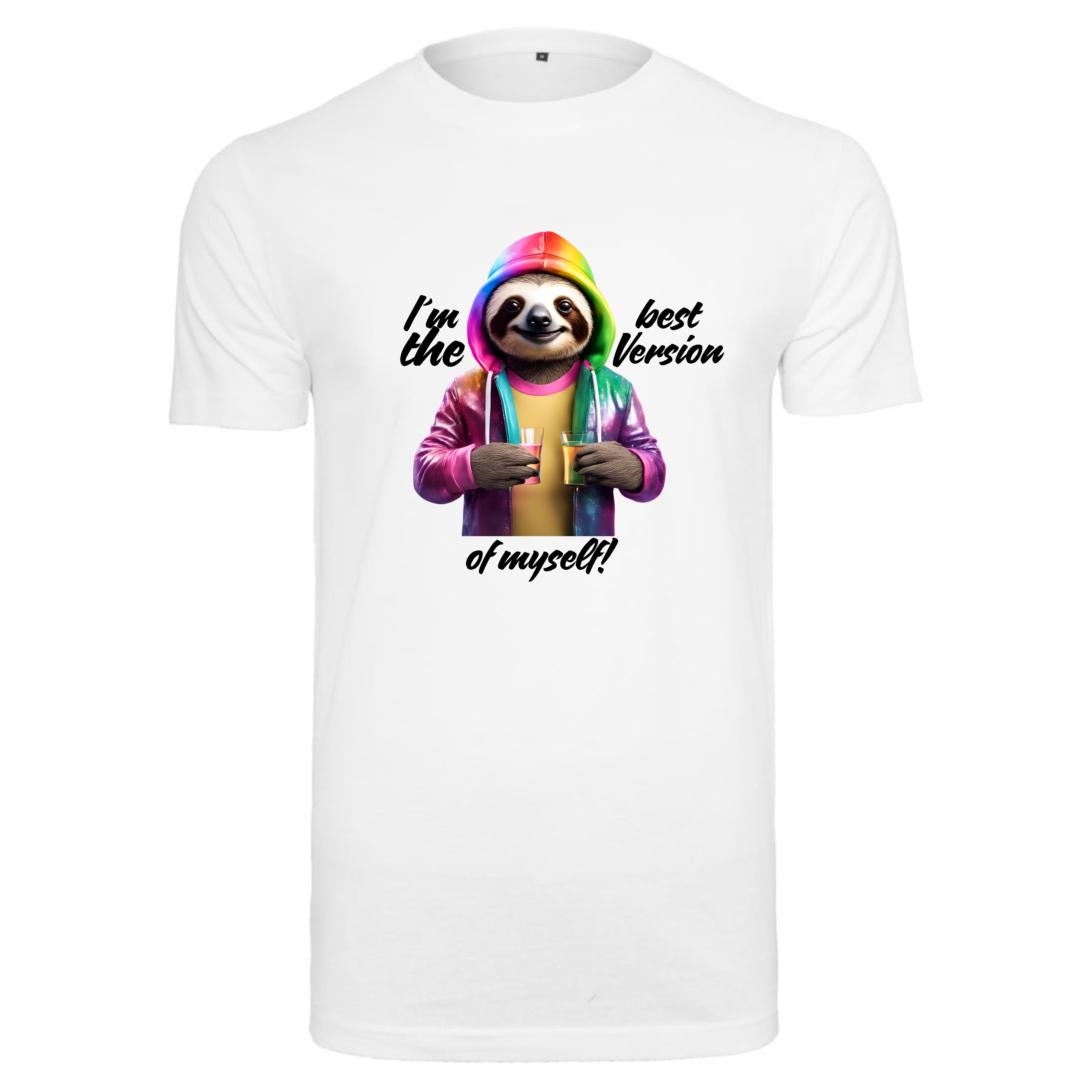 Ewirala PREMIUM T-Shirt Rainbow Faultier