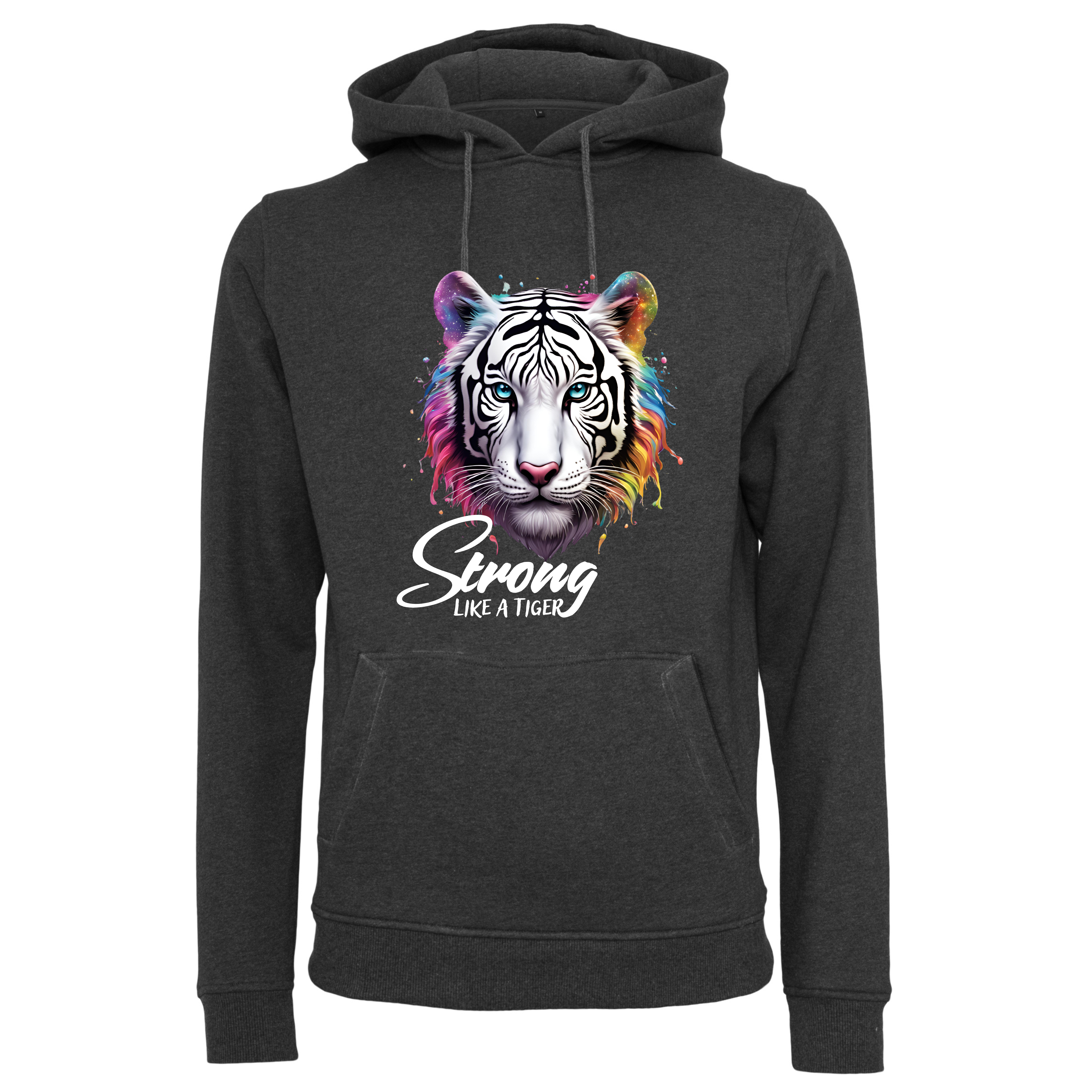 Ewirala PREMIUM Hoodie Unisex White Tiger