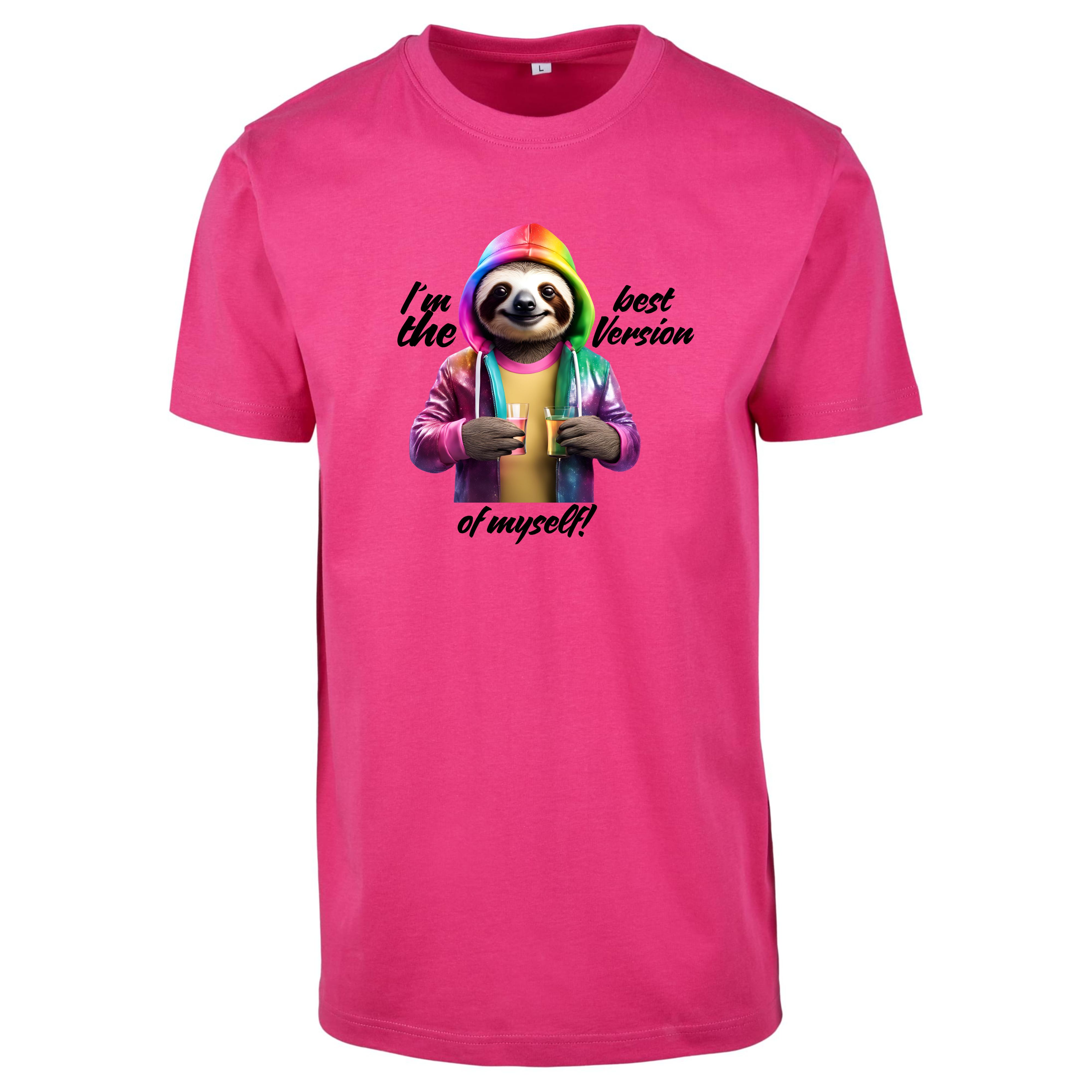 Ewirala PREMIUM T-Shirt Rainbow Faultier