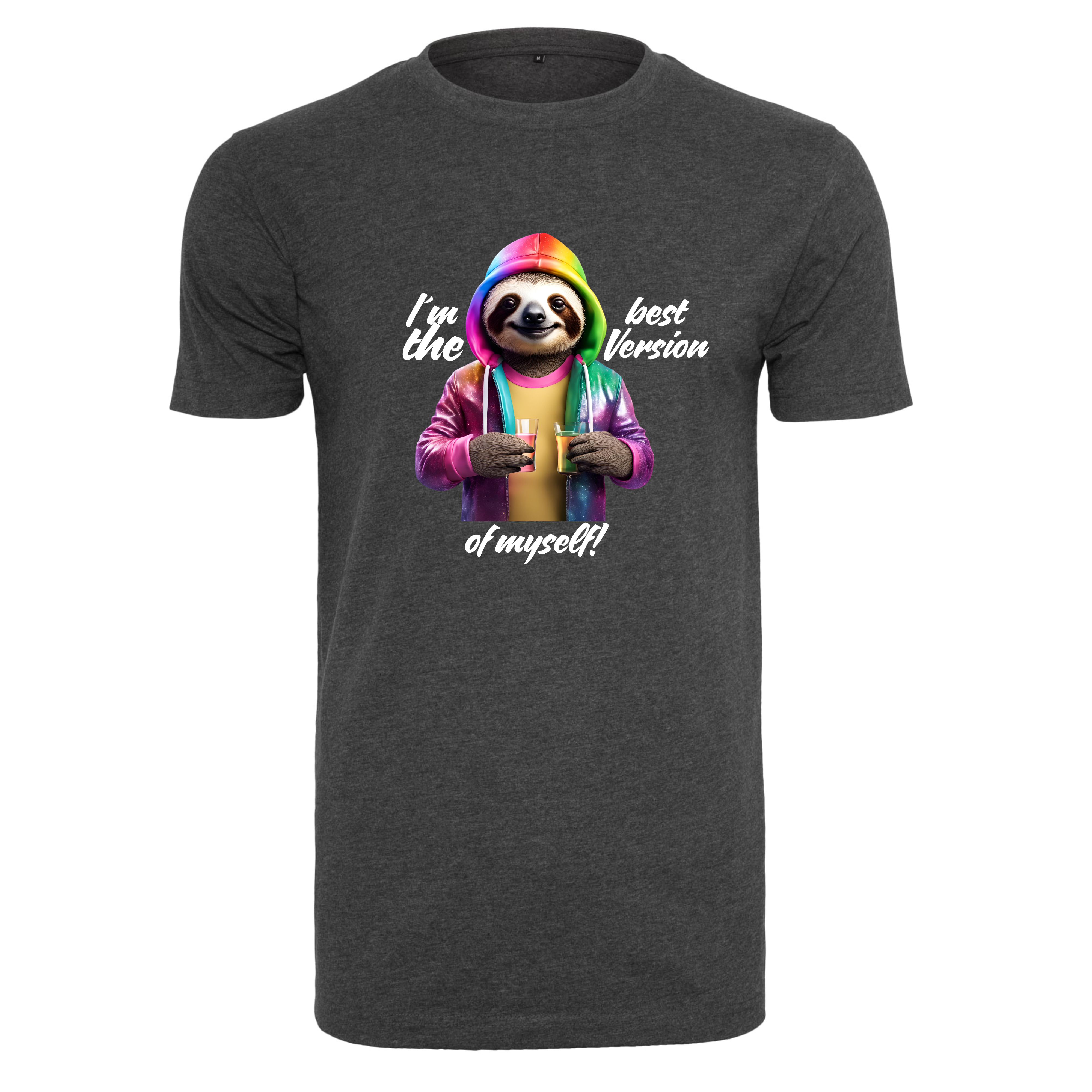 Ewirala PREMIUM T-Shirt Rainbow Faultier
